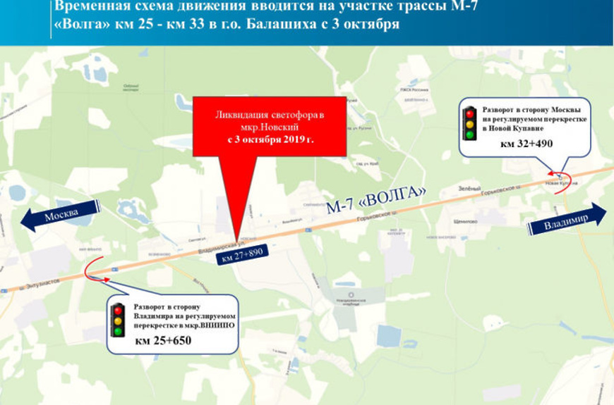 М7 трасса схема